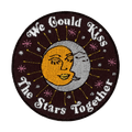 Kiss The Stars Embroidered Patch